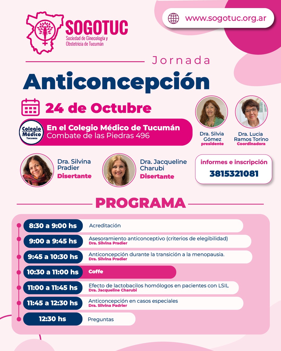 Jornada de Anticoncepción: actualización científica e intercambio profesional